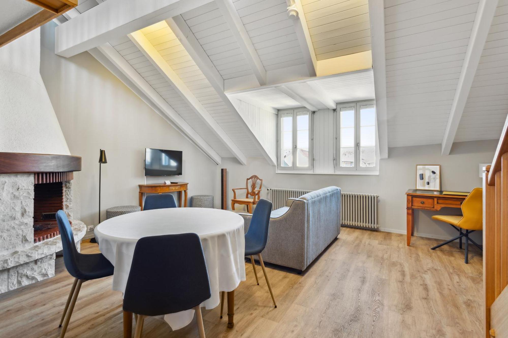 Hotel De La Couronne Morges Bagian luar foto